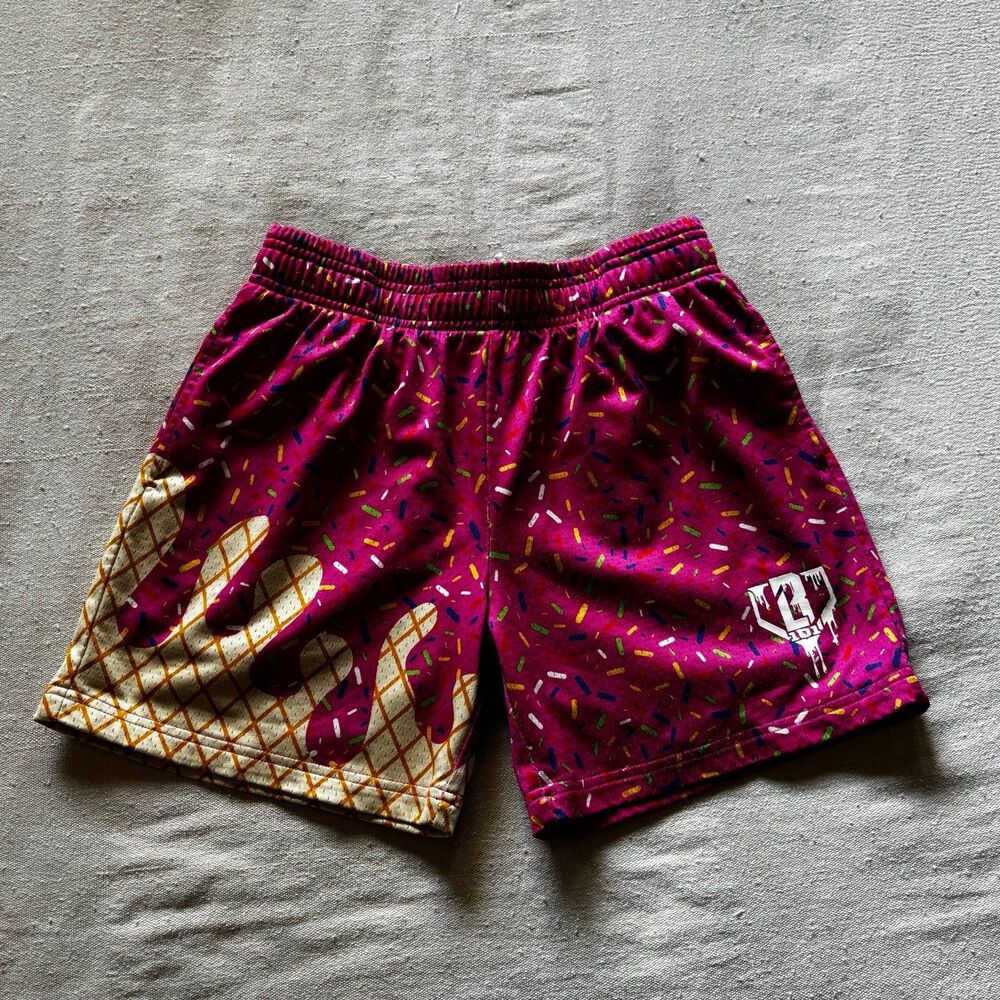 IFI Donut Sprinkle Athletic Shorts Youth L